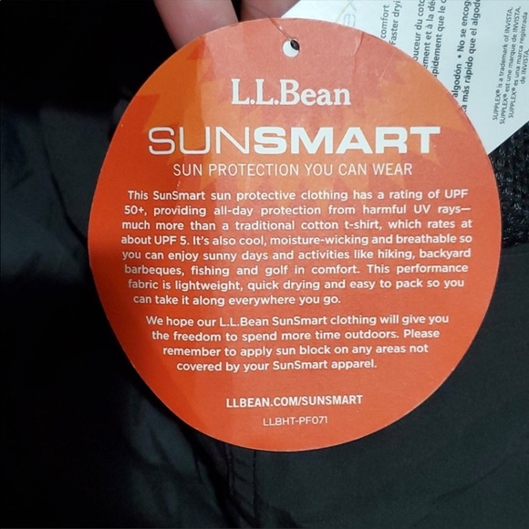 L. L. BEAN LADIES SUNSMART UPF 50+ SUPPLEX WHITE CAPRI DRAWSTRING PANTS - Picture 4 of 12